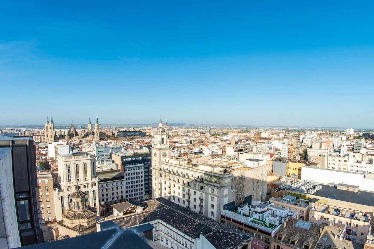 Zabella Salamero Espectacular Atico En El Centro Zaragoza Luaran gambar